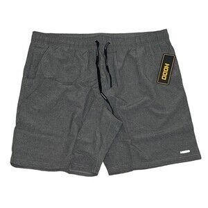 Hodo Sports Athletic Shorts Men's XXL‎ Gray Lined Pockets Drawstring 5" Inseam
